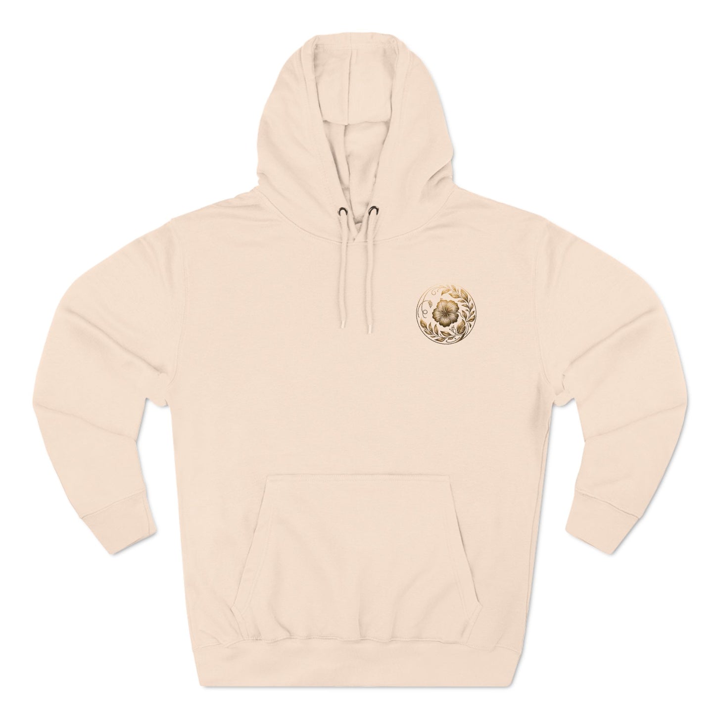 Three-Panel Fleece Hoodie