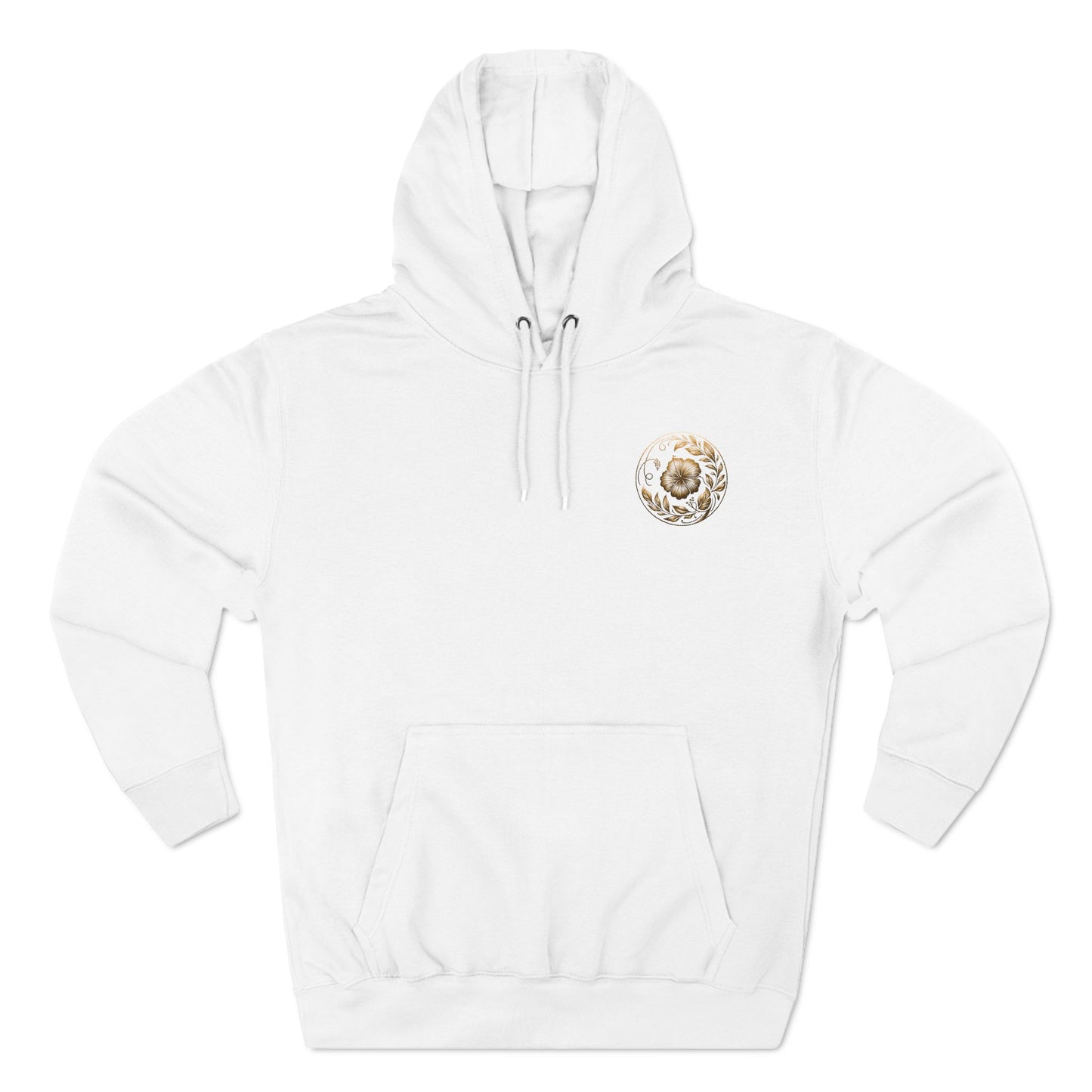 Three-Panel Fleece Hoodie